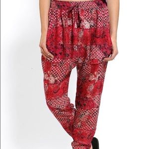Pink Boho UO Joggers/Harem Pants